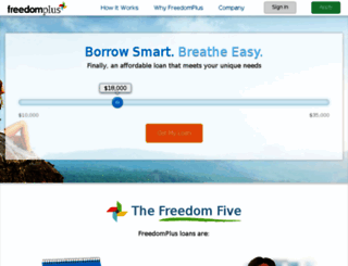freedomplus.com screenshot