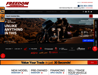 freedompowersportshuntsville.com screenshot