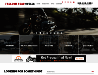 freedomroadcycles.net screenshot