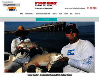freedomrunnerfishingcharters.com screenshot
