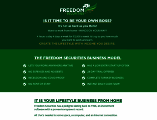 freedomsecurities.com screenshot