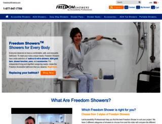 freedomshowers.com screenshot