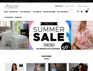 freedomsilk.com screenshot