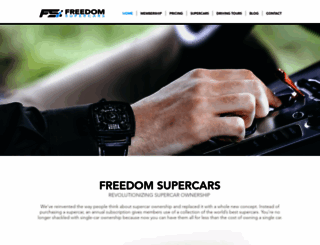 freedomsupercars.com screenshot