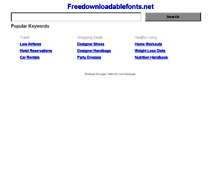 freedownloadablefonts.net screenshot