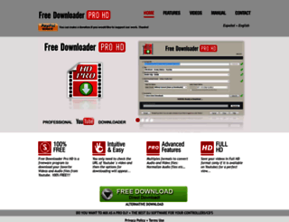 freedownloaderpro.com screenshot