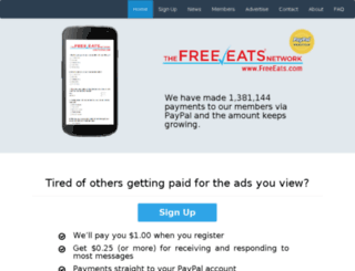 freeeats.com screenshot