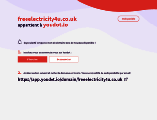 freeelectricity4u.co.uk screenshot