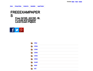 freeexampapers.com screenshot