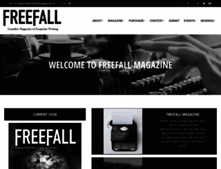 freefallmagazine.ca screenshot