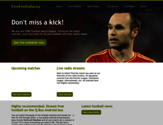 freefootball.org screenshot