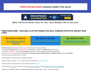 freeforum.name screenshot