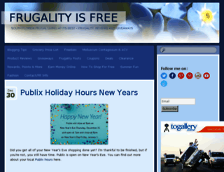 freefrugality.blogspot.com screenshot