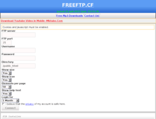 freeftp.cf screenshot