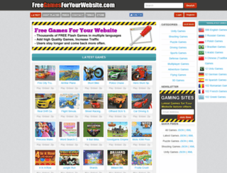 freegamesforyourwebsite.com screenshot