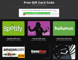 freegiftcardcode.com screenshot