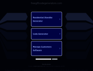 freegiftcodegenerators.com screenshot