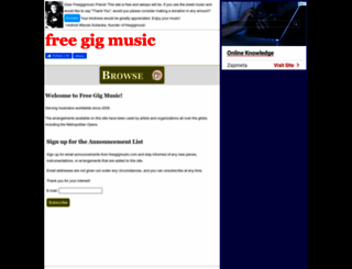 freegigmusic.com screenshot