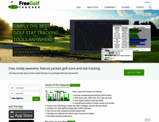 freegolftracker.com screenshot