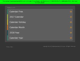 freehdcalendars2016.com screenshot