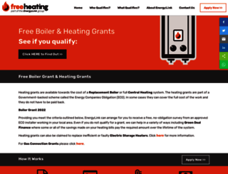 freeheating.co.uk screenshot