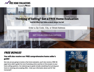 freehomeevaluations.com screenshot