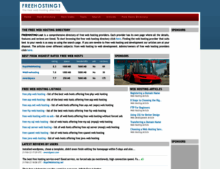 freehosting1.net screenshot