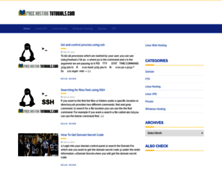 freehostingtutorials.com screenshot