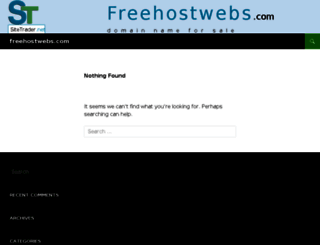 freehostwebs.com screenshot