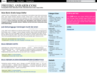 freeiklanbaris.com screenshot