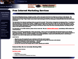 freeinternetmarketingservices.com screenshot