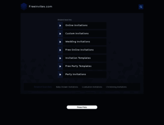 freeinvites.com screenshot