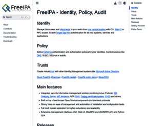 freeipa.org screenshot