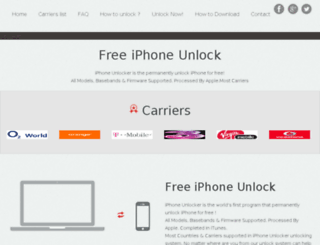 freeiphone-unlocker.com screenshot