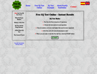 freeiqtestonline.com screenshot