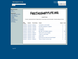 freejazzinstitute.com screenshot