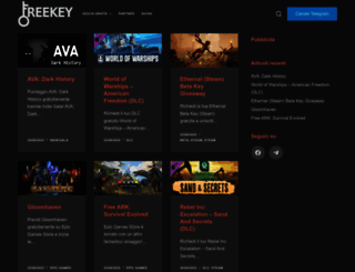 freekey.altervista.org screenshot