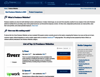 freelance-platforms.financesonline.com screenshot
