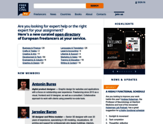 freelance.eu screenshot