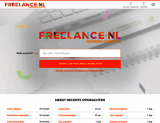 freelance.nl screenshot