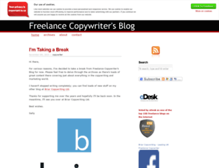 freelancecopywritersblog.com screenshot