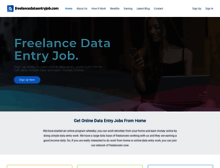 freelancedataentryjob.com screenshot
