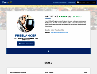 freelancer.freelancercv.com screenshot