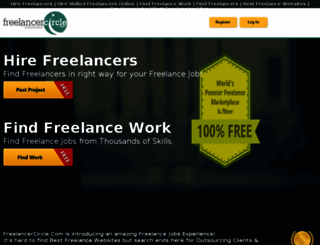 freelancercircle.com screenshot