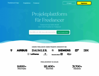 freelancermap.de screenshot