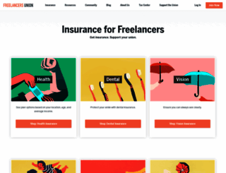 freelancersinsuranceagency.com screenshot