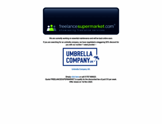 freelancesupermarket.com screenshot