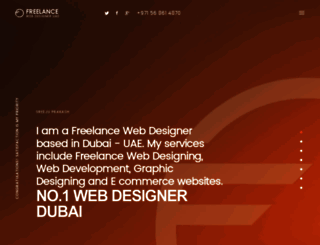freelancewebdesigneruae.com screenshot