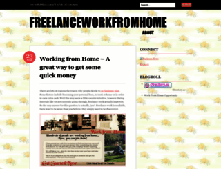 freelanceworkfromhome.wordpress.com screenshot
