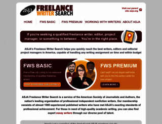 freelancewritersearch.com screenshot